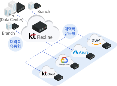 Cloud Direct KT FLEXLINE 구성